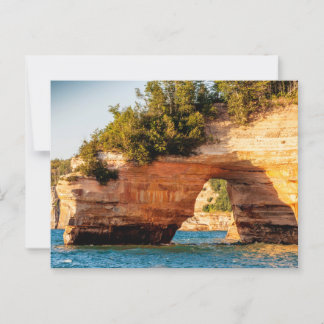 Cartão Postal Lake Arch, PIcturado Rocks National Lakeshore, MI
