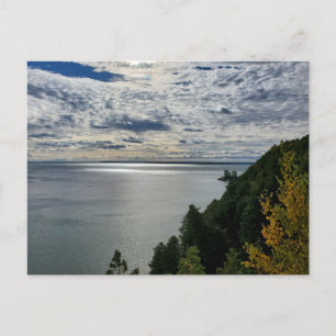 Cartão Postal Lake Huron, Vista da Ilha Mackinac