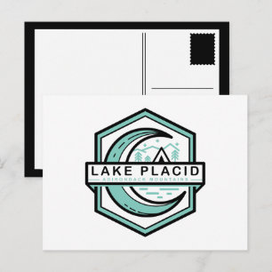 Cartão Postal LAKE PLACID lua hexa