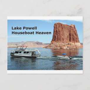 Cartão Postal Lake Powell Houseboat Heaven, Arizona, USA