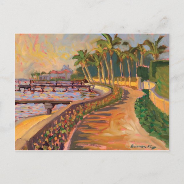 Cartão postal Lake Trail (Frente)