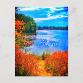 CARTÃO POSTAL LAKE TRAIL BRIGHT
