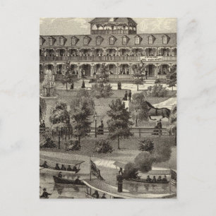 Cartão Postal Lake View House em Asbury Park, NJ