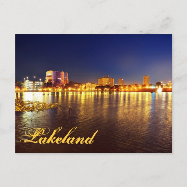Cartão Postal Lakeland, Flórida, E.U.A. (Frente)