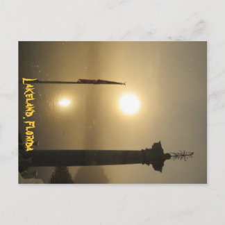 Cartão Postal Lakeland Florida Foggy Morning