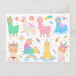 Cartão Postal LamaCorns
