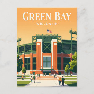 Cartão Postal Lambeau Field EUA