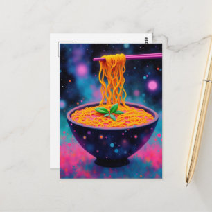 Cartão Postal Lamen Fantasia Colorida