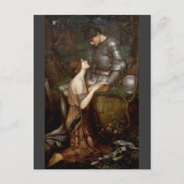 Cartão Postal Lamia por John William Waterhouse (Frente)