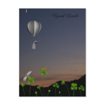 Lâmina com quatro trevos de folha - Boa sorte