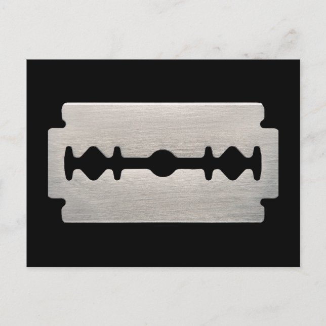 CARTÃO POSTAL LÂMINA DE BARBEAR PUNK ROCKER (Frente)