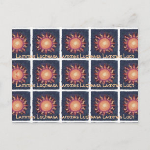 Cartão Postal Lammas/Lughnasa Sun Harvest Pagan