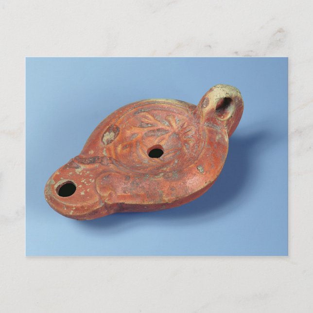 Cartão Postal Lâmpada de óleo, de Milo (Frente)