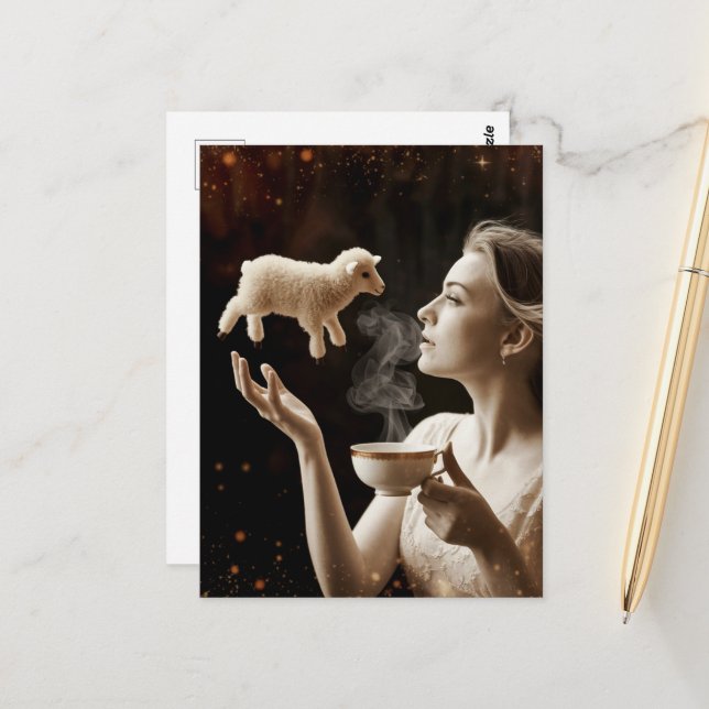 Cartão Postal Lâmpada Pequena e Bonita (Frente/Verso In Situ)