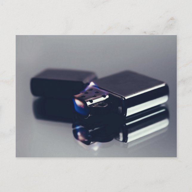 Cartão Postal Lâmpada Zippo. Belas artes (Frente)