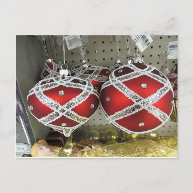 Cartão Postal Lâmpadas Vermelhos da Loteria (Frente)