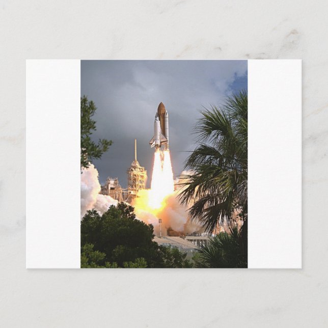 Cartão Postal lançamento com palmas (Frente)