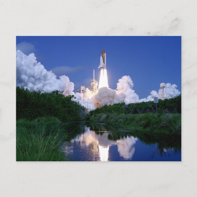 Cartão Postal Lançamento do ônibus espacial (Frente)