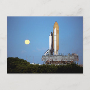 Cartão Postal Lançamento do Ônibus Espacial da NASA Atlantis STS
