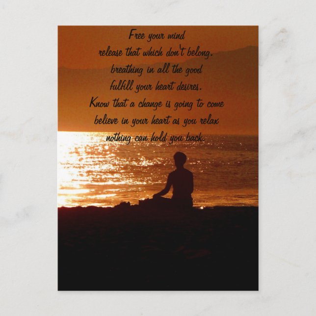 Cartão Postal Lançando/Pensando no You_ Postcard (Frente)