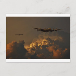 Cartão Postal Lancaster bomber STORM