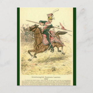 Cartão Postal Lancer prussiano