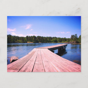 Cartão Postal Landskap sueco,foto