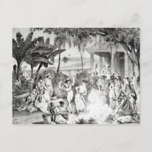 Cartão Postal Landu Dance