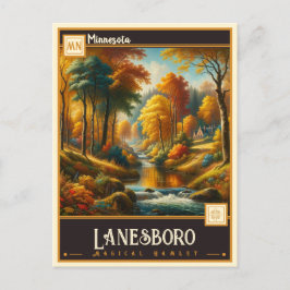Cartão Postal Lanesboro, Minnesota | Vintage
