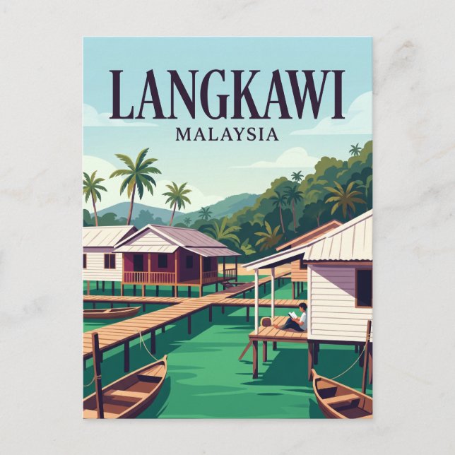 Cartão Postal Langkawi Malásia (Frente)