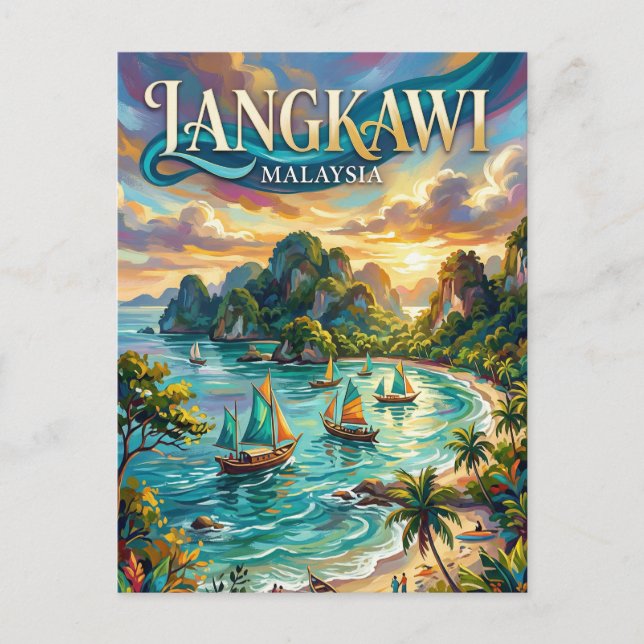 Cartão Postal Langkawi Malásia (Frente)