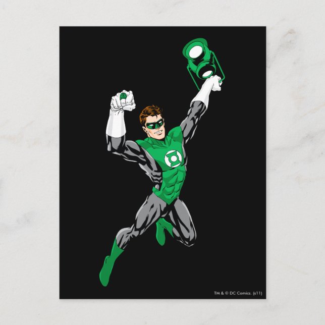Cartão Postal Lanterna Verde - Completamente Renderizado, com la (Frente)