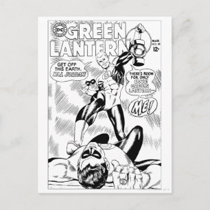 Cartão Postal Lanterna Verde - Sai desta Terra Hal Jordan, Bla