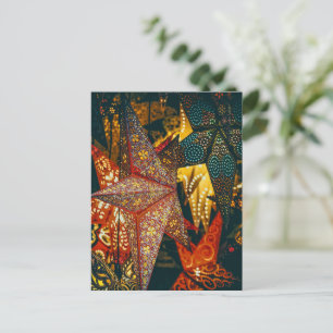 Cartão Postal Lanternas Estrelas