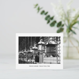 Cartão Postal Lanternas Penduradas - Kasuga Taisha, Nara, Japão
