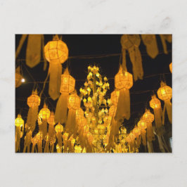 Cartão Postal Lanternes para o festival Loi Krathong.