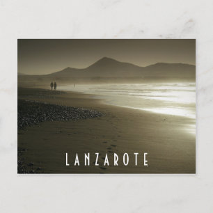 Cartão postal Lanzarote - Playa de Famara