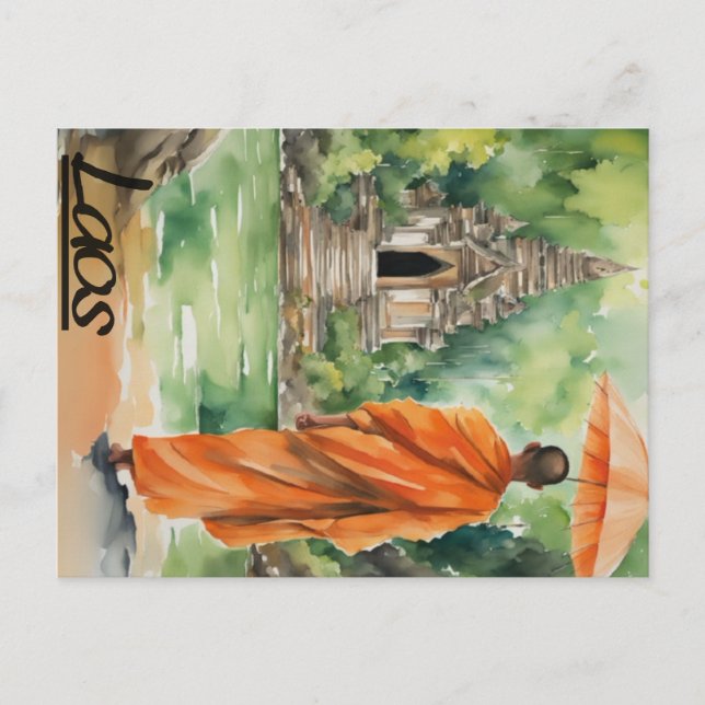 Cartão postal Laos (Frente)