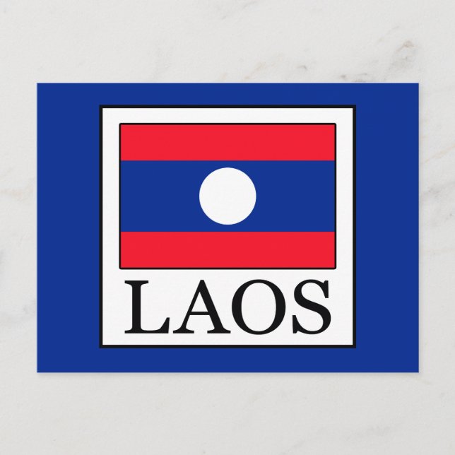 Cartão Postal Laos (Frente)