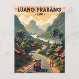Cartão Postal Laos Luang Prabang Viagem