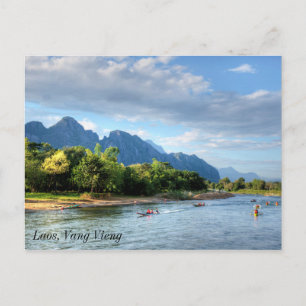 Cartão Postal Laos, Vang Vieng