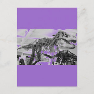 Cartão Postal Lápis de Esqueleto T-Rex