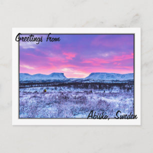 Cartão Postal Laptop Gateway to Lapland