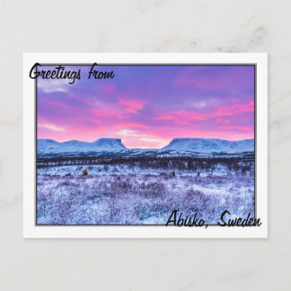 Cartão Postal Laptop Gateway to Lapland