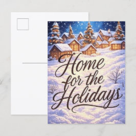 Cartão postal "Lar nas Festas"
