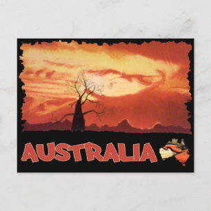 Cartão postal Laranja Australiano