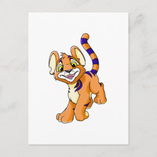 Cartão Postal Laranja-aventureira Kougra