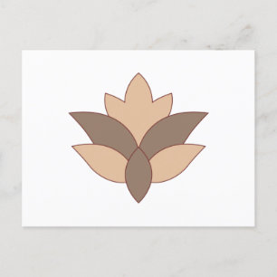 Cartão Postal Laranja avermelhado, língua laranja