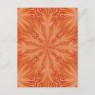 Cartão Postal Laranja Burst