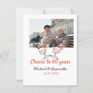 Cartão Postal Laranja comemora 60 anos de casamento aniversário